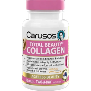 (PRE ORDER) Carusos Total Beauty Collagen 60 Tablets shelf life 2yrs