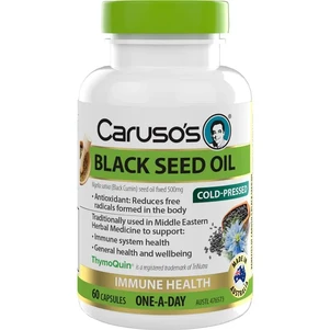 (PRE ORDER) Carusos Black Seed Oil 500 60 Capsules shelf life 2yrs