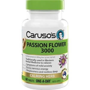 (PRE ORDER) Carusos Passion Flower 3000 60 Tablets shelf life 2yrs