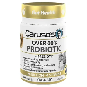 (PRE ORDER) Carusos Probiotic Over 60+ years 60 Capsules shelf life 2yrs