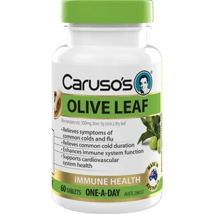 (PRE ORDER) Carusos One a Day Olive Leaf 60 Tablets shelf life 2yrs