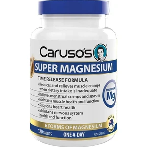 (PRE ORDER) Carusos Super Magnesium 120 Tablets shelf life 2yrs