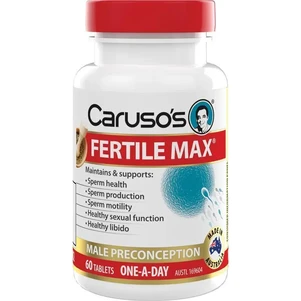 (PRE ORDER) Carusos Fertile Max 60 Tablets shelf life 2yrs