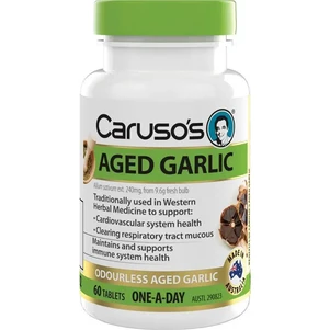(PRE ORDER) Carusos One a Day Aged Garlic Odourless 60 Tablets shelf life 2yrs