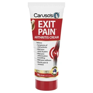 (PRE ORDER) Carusos Exit Pain Arthritis Cream 100g shelf life 2yrs