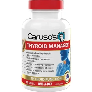 (PRE ORDER) Carusos Thyroid Manager 60 Tablets shelf life 2yrs