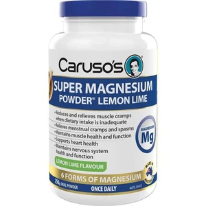(PRE ORDER) Carusos Super Magnesium Powder Lemon/Lime 250g shelf life 2yrs