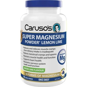 (PRE ORDER) Carusos Super Magnesium Powder Lemon/Lime 250g shelf life 2yrs