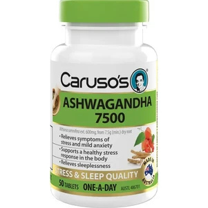 (PRE ORDER) Carusos Ashwagandha 50 Tablets shelf life 2yrs