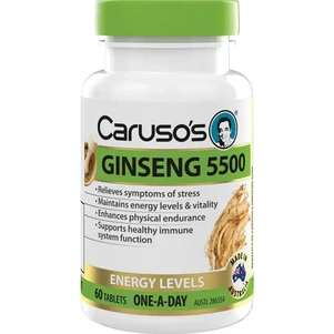 (PRE ORDER) Carusos One a Day Ginseng 5500 60 Tablets shelf life 2yrs