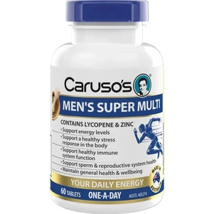 (PRE ORDER) Carusos Men Super Multi 60 Tablets shelf life 2yrs
