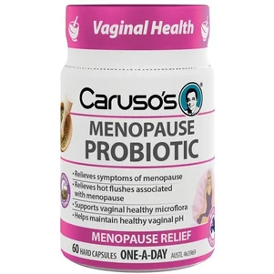 (PRE ORDER) Carusos Probiotic Menopause 60 Capsules shelf life 2yrs