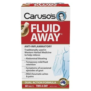 (PRE ORDER) Carusos Fluid Away 60 Tablets shelf life 2yrs