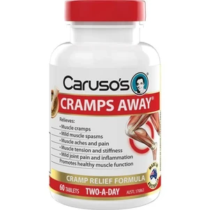 (PRE ORDER) Carusos Cramps Away 60 Tablets shelf life 2yrs