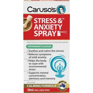 (PRE ORDER) Carusos Stress and Anxiety Spray 30ml shelf life 2yrs