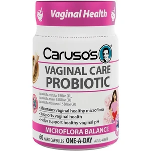 (PRE ORDER) Carusos Probiotic Vaginal Care 60 Capsules shelf life 2yrs