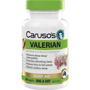 (PRE ORDER) Carusos One a Day Valerian 60 Tablets shelf life 2yrs