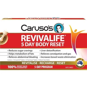 (PRE ORDER) Carusos Revivalife 5 Day Reset Kit 30 Tablets shelf life 2yrs