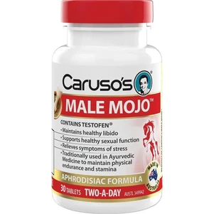 (PRE ORDER) Carusos Male Mojo 30 Tablets shelf life 2yrs