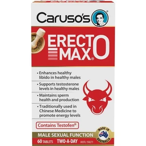 (PRE ORDER) Carusos Erecto MAX 60 Tablets shelf life 2yrs