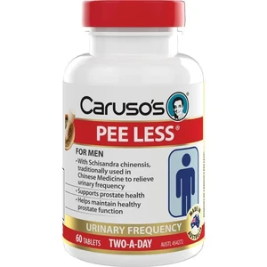 (PRE ORDER) Carusos Pee Less 60 Tablets shelf life 2yrs