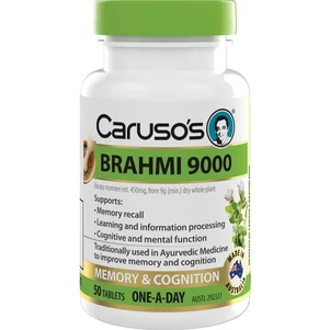 (PRE ORDER) Carusos Herb-Brahmi 9000 50 Tablets shelf life 2yrs