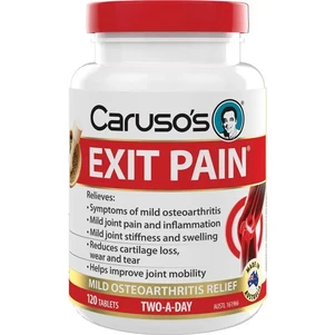 (PRE ORDER) Carusos Exit Pain 120 Tablets shelf life 2yrs