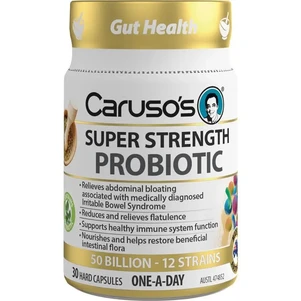 (PRE ORDER) Carusos Super Strength Probiotic 30 Capsules shelf life 2yrs