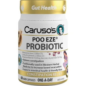 (PRE ORDER) Carusos Poo Eze Probiotic 60 Capsules shelf life 2yrs