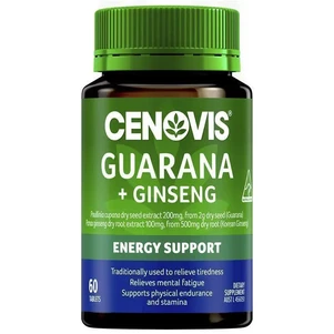 (PRE ORDER) Cenovis Guarana + Ginseng 60 Tablets shelf life 2yrs