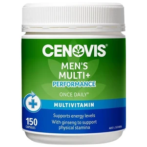 (PRE ORDER) Cenovis Once Daily Mens Multi + Performance 150 Capsules shelf life 2yrs