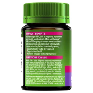 (PRE ORDER) Cenovis Folic Acid 500mcg 150 Tablets shelf life 2yrs