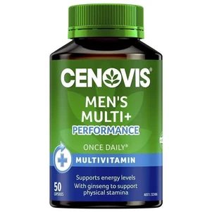 (PRE ORDER) Cenovis Once Daily Men's Multi + Performance 50 Capsules shelf life 2yrs