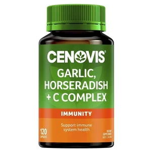 (PRE ORDER) Cenovis Garlic, Horseradish + C Complex 120 Capsules shelf life 2 yrs