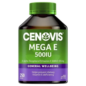 (PRE ORDER) Cenovis Mega E 500IU 250 Capsules shelf life 2yrs