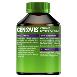 (PRE ORDER) Cenovis Mega E 500IU 250 Capsules shelf life 2yrs