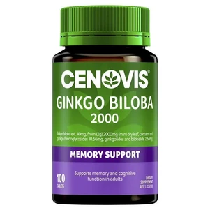 (PRE ORDER) Cenovis Ginkgo Biloba 2000 100 Tablets shelf life 2yrs