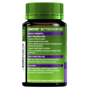 (PRE ORDER) Cenovis Ginkgo Biloba 2000 100 Tablets shelf life 2yrs