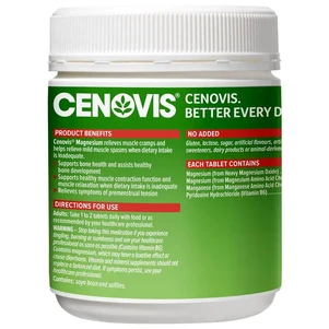 (PRE ORDER) Cenovis Magnesium Value Pack 250 Tablets Exclusive Size shelf life 2yrs