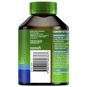 (PRE ORDER) Cenovis Once Daily Mens Multi 100 Capsules Value Pack shelf life 2yrs