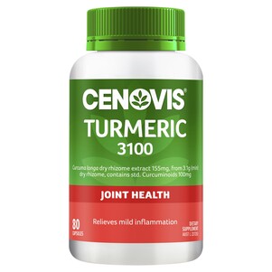 (PRE ORDER) Cenovis Turmeric 3100 80 Capsules shelf life 2yrs