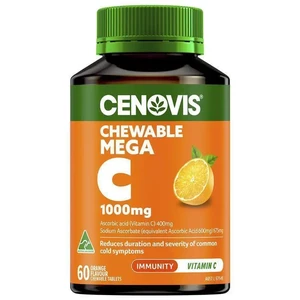 (PRE ORDER) Cenovis Mega C 1000mg Orange Flavour 60 Tablets shelf life 2yrs