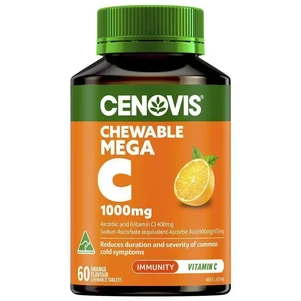 (PRE ORDER) Cenovis Mega C 1000mg Orange Flavour 60 Tablets shelf life 2yrs