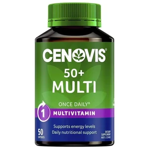(PRE ORDER) Cenovis Once Daily 50+ Multivitamin 50 Capsules shelf life 2yrs