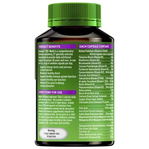 (PRE ORDER) Cenovis Once Daily 50+ Multivitamin 50 Capsules shelf life 2yrs