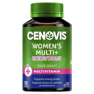 (PRE ORDER) Cenovis Once Daily Women's Multi + Energy Boost 50 Capsules shelf life 2yrs