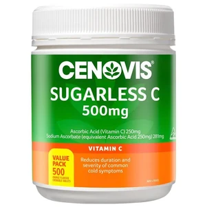 (PRE ORDER) Cenovis Sugarless C 500mg Chewable 500 Tablet Exclusive Size shelf life 2yrs