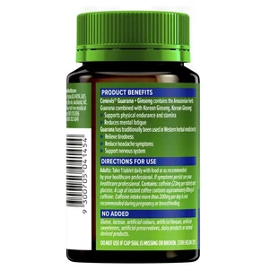 (PRE ORDER) Cenovis Guarana 2000 + Ginseng 500mg 60 Tablets shelf life 2yrs