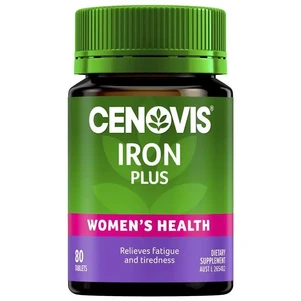 (PRE ORDER) Cenovis Iron Plus 80 Tablets shelf life 2yrs