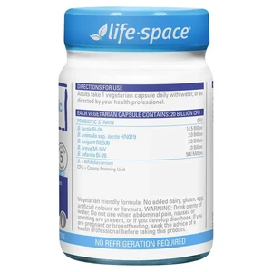 (PRE ORDER) Life-Space Bowel Biotic 60 Capsules shelf life 2yrs